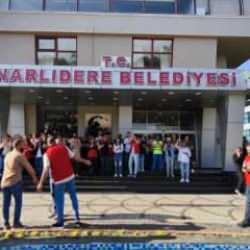  CHP'li Narlıdere Belediyesinde işçiler greve gidiyor