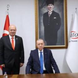Cumhurbaşkanı Erdoğan'dan ATO'ya ziyaret