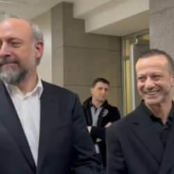 Halit Ergenç ve Rıza Kocaoğlu adliyeye geldi!