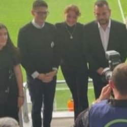 Trabzonspor, Ahmet Minguzzi'nin ailesini ağırladı