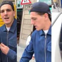 Zaniolo'ya sürpriz: Gördüğü gibi aracına bindi, tüm sokak onlara baktı