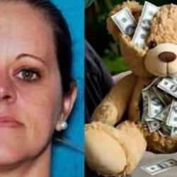 Oyuncak ayının içinden servet fışkırdı