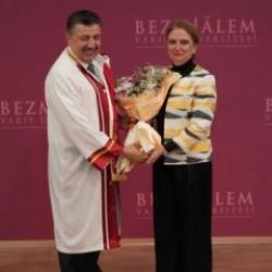 Bezmiâlem Vakıf Üniversitesi’nde rektörlük devir teslim töreni