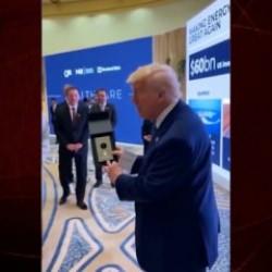 Donald Trump dünyanın en kaliteli petrol hediyesine esprili şekilde cevap verdi