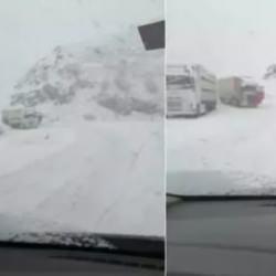 Erzurum&rsquo;da mayıs ayında kar s&uuml;rprizi! Kent merkezi beyaz &ouml;rt&uuml;y&uuml; giydi