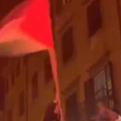 Futbol efsanesi Inzaghi Filistin bayrağını açtı