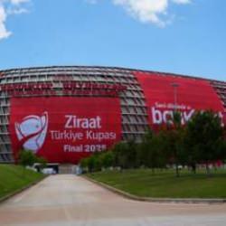 Gaziantep Stadyumu'nda kupa coşkusu başladı