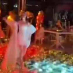 Kına gecesinde disko topu kabusu! Gelin yaralandı