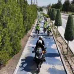 Konya'da örnek proje: Çocuklar okullarına bisikletle güvenle ulaşıyor