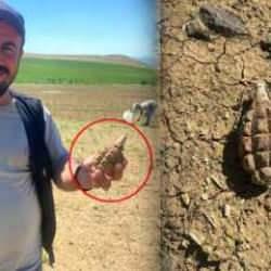 Tarlada çalışan çiftçi buldu! 104 yıldır patlamamış! Yetkililerden uyarı