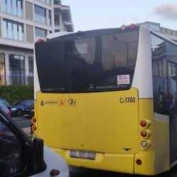 Üsküdar'da yola yağ dökerek ilerleyen otobüs şoförüne 9 bin 267 lira para cezası