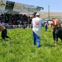 300 güreşçi güneşin altında ter döktü, Manisalı sporcu 'başpehlivan' oldu