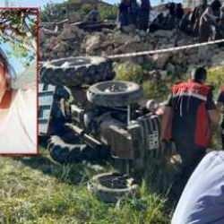 Burdur'da kahreden kaza: Devrilen traktördeki Edanur öldü!
