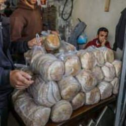 Gazze'de, ekmek üretimi yeniden durdu