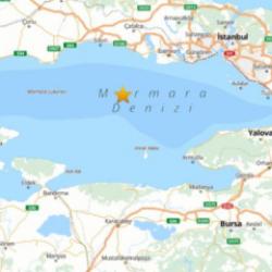 İstanbul'da 4 b&uuml;y&uuml;kl&uuml;ğ&uuml;nde deprem