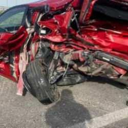 Kuzey Marmara Otoyolu'nda zincirleme kaza! Kağıt gibi ezildi