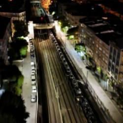 Marmaray&rsquo;dan ge&ccedil;en ara&ccedil;ların yolculuğu b&ouml;yle g&ouml;r&uuml;nt&uuml;lendi