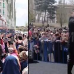 Nereden nereye... Ünlü sanatçı 100 kişiye konser verdi