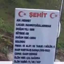 Şehit dedesinin vasiyetini 104 yıl sonra yerine getirdi
