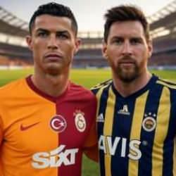 Yapay zeka sınırları zorladı: Ronaldo ve Messi Galatasaray ve Fenerbahçe formasıyla sahada