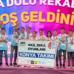 Türkiye 7. Akıl ve Zeka Oyunları Finalleri’ne bu yıl Konyalı öğrenciler damga vurdu