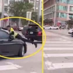 ABD'de polis, hareket halindeki arabanın kaputuna çıkıp sürücüye kurşun yağdırdı