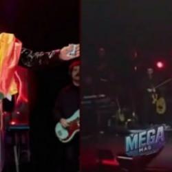 ODTÜ konserinde eşcinsellik propagandası! Matiz öğrencilere LGBT flaması salladı