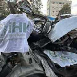 Gazze'de İHH çalışanı 5 kişi şehit oldu