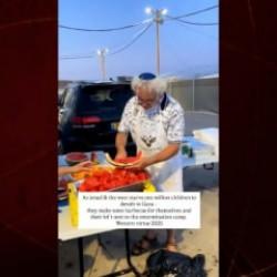 İsraillilerin Gazze topraklarında barbekü keyfi 