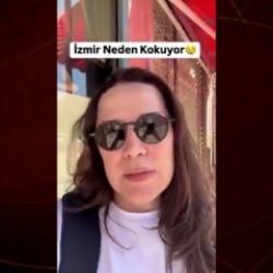 İzmir'de kokan lağım kokusu gen&ccedil; kadını isyan ettirdi!