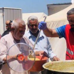 Kızılay'ın aşevi, çok zor şartlar altında olan Gazze’de aktif durumda