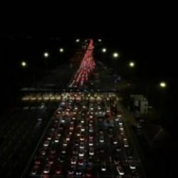 Bayram göçü trafiği durma noktasına getirdi