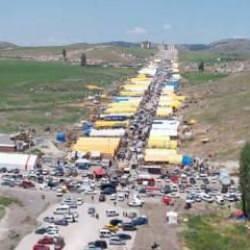 Ankara'da kurban telaşı: Yoğunluk havadan g&ouml;r&uuml;nt&uuml;lendi