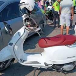 Otomobil ile motosiklet çarpıştı! Gerçek ortaya çıktı