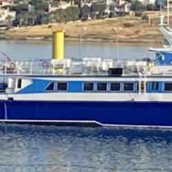 Kurban Bayramı tatilinde Ayvalık'tan Midilli Adası'na geçişlerde yoğunluk yaşanıyor