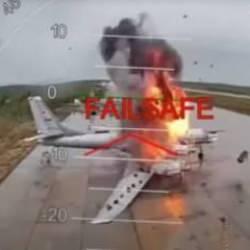 'Operasyon Örümcek Ağı’nın görüntüleri ortaya çıktı! 41 savaş uçağı böyle imha edilmiş