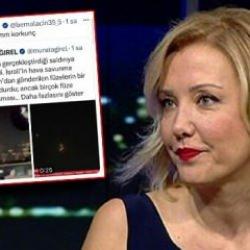 Berna Laçin, İran'in İsrail'e misilleme saldırısını 'korkunç' buldu!