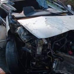 Karabük'te takla atarak başka otomobile çarpan araç dehşet saçtı: 1'i ağır 7 yaralı