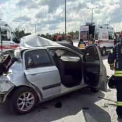 Kuzey Marmara Otoyolu'nda otomobil şarampole uçtu: 8 yaralı