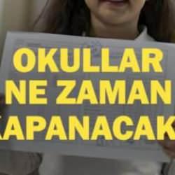 Okullar ne zaman kapanacak 2025? Karneler ne zaman verilecek?