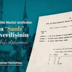 TBMM Başkanı Kurtulmuş, Urfa'ya "Şanlı" ünvanı verilişinin yıl dönümünü kutladı