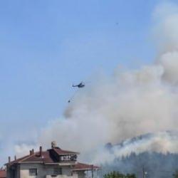 Bursa'nın Orhaneli ilçesinde yangın! Ekipler müdahale ediyor