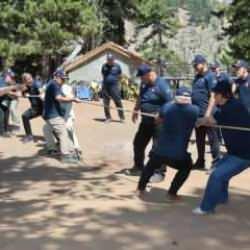 Kahraman gaziler Konya Büyükşehir'in kampında