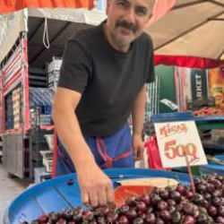 Kirazın kilosu 500 liradan satışta!