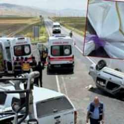 Kızlarının mezuniyetine giden aile kaza yaptı: 1 ölü, 4 yaralı! Araçtan çıkan not kahretti