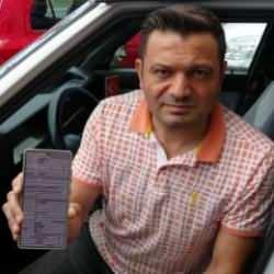 Park halindeki araca 2 bin 167 TL trafik cezası geldi