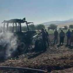 Yangına müdahale etmek isterken yandı!