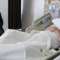 Cumhurbaşkanı Erdoğan'dan kaza geçiren Hasan Basri Yalçın'a ziyaret!