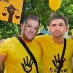 FETÖ'cüler İmamoğlu maskesi taktı! Özgürlük istediler