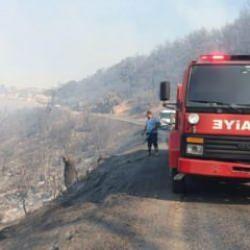 Gaziantep Büyükşehir'den Nurdağı'nda çıkan orman yangınına müdahale